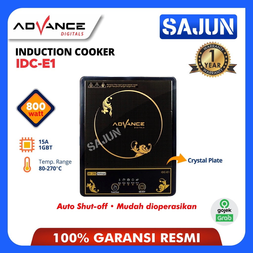 Advance Induction Cooker IDC-E1Kompor Listrik Induksi IDCE1