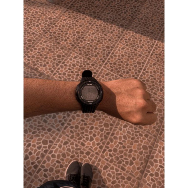 Jam tangan captain gratis gelang dan kalung 2 (dhonstore)