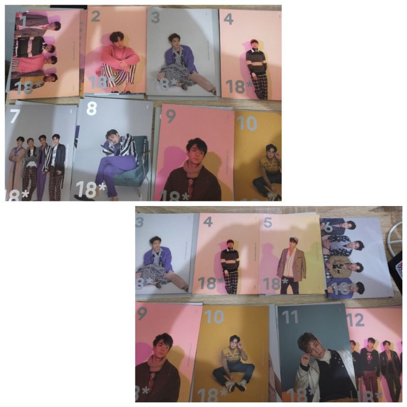 OFFICIAL EXO SG SEASON GREETINGS 2018 SET SEHUN BAEKHYUN SUHO CHANYEOL KAI DO KYUNGSOO XIUMIN CHEN