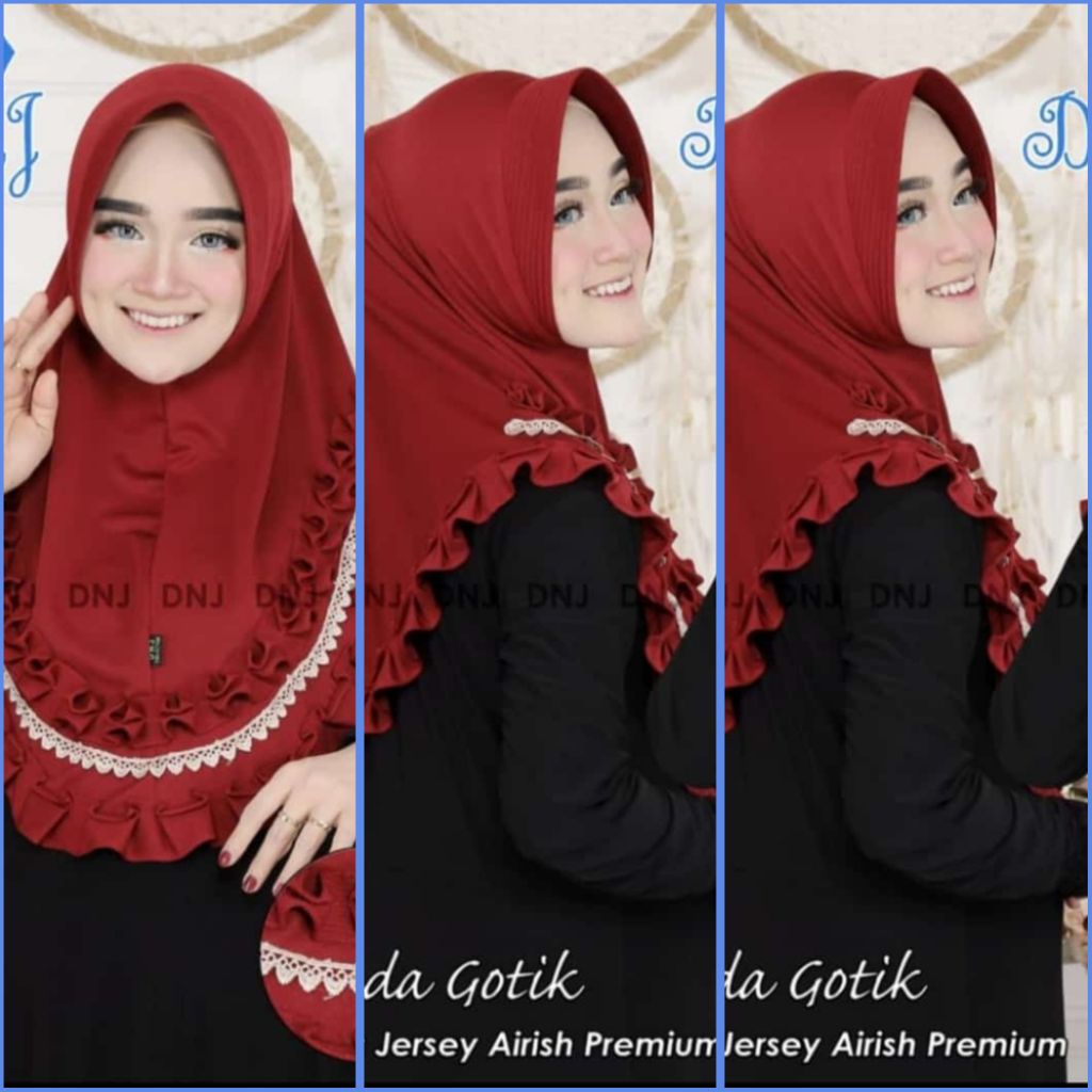 OBRAL  HIJAB INSTAN PRADA GOTIK JILBAN INSTAN
