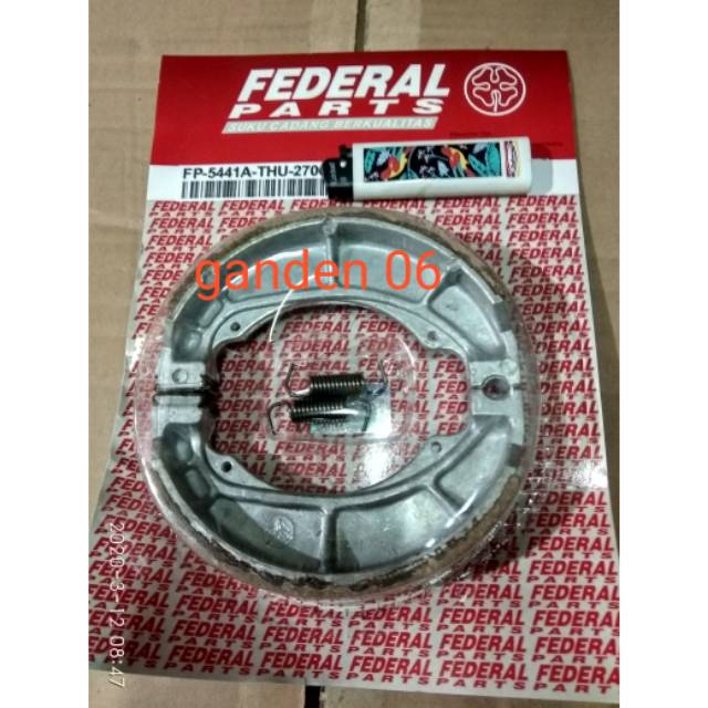 KAMPAS KANVAS REM TROMOL TROMBOL BELAKANG BAJAJ PULSAR 135 180 P200 200 DTSI