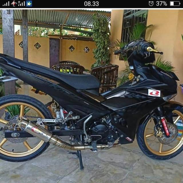 Knalpot Yamaha MX KING STD Creampie Muffler Jogja Type CP3 Stainles