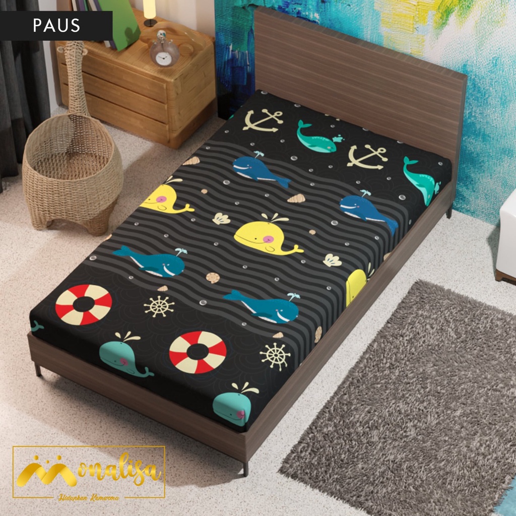 SPREI WATERPROOF MONALISA SINGLE 120X200 / PABRIKAN-paus