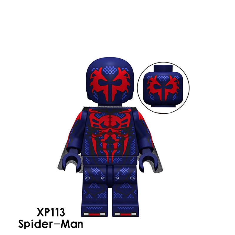 Kt1016 Mainan Action Figure Minifigures Ultimate Metal White Shadow Spider Man Parasitic