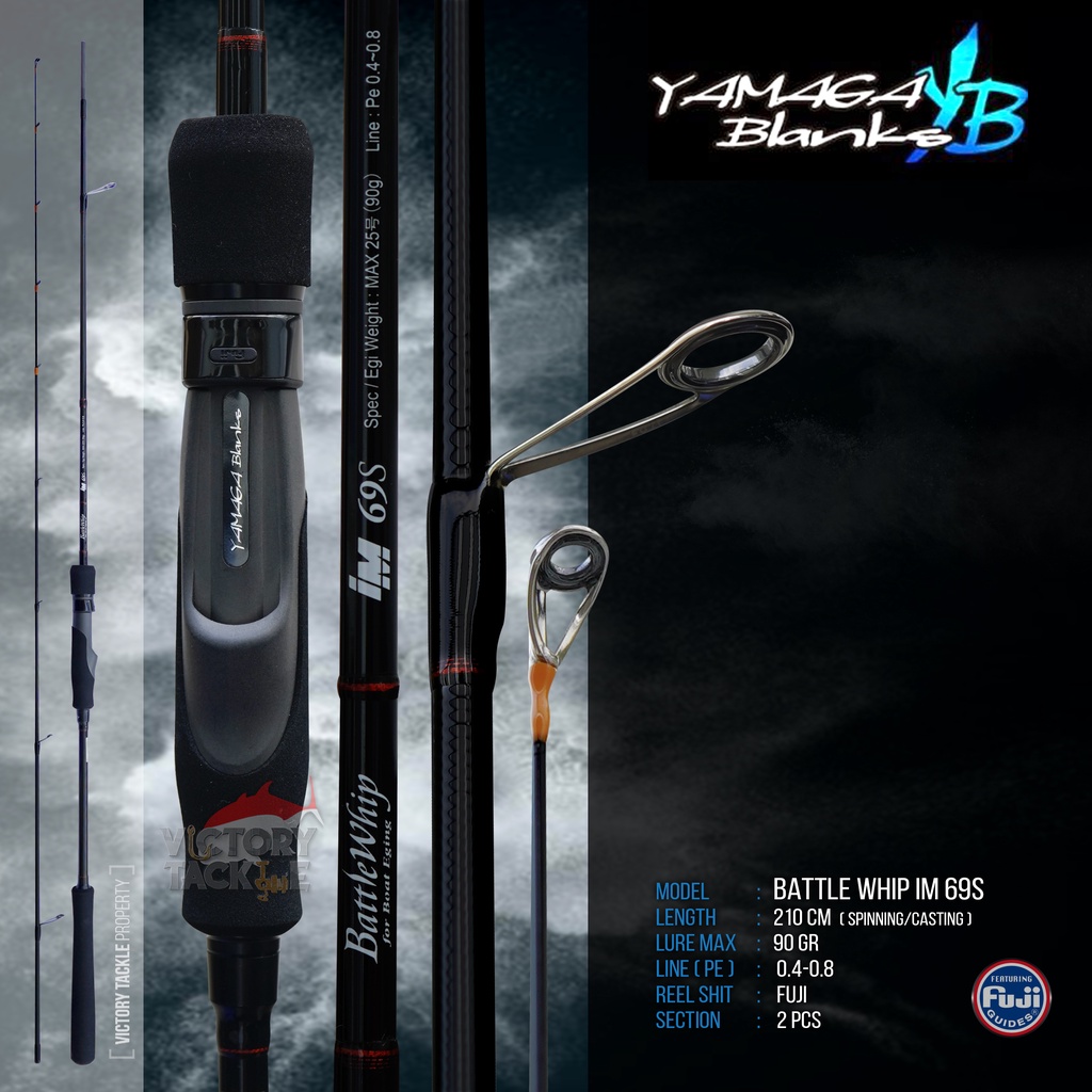 JORAN PANCING ROD YAMAGA BLANKS BATTLEWHIP IM 69 S BOAT EGING