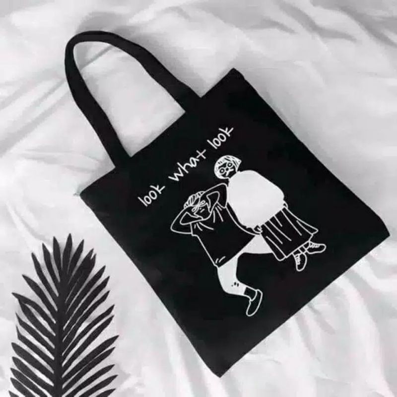 RESLETING Tote bag look what look