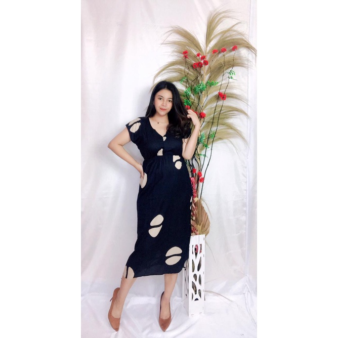 Daster Dress Manohara Bali-MN - KOPI HITAM
