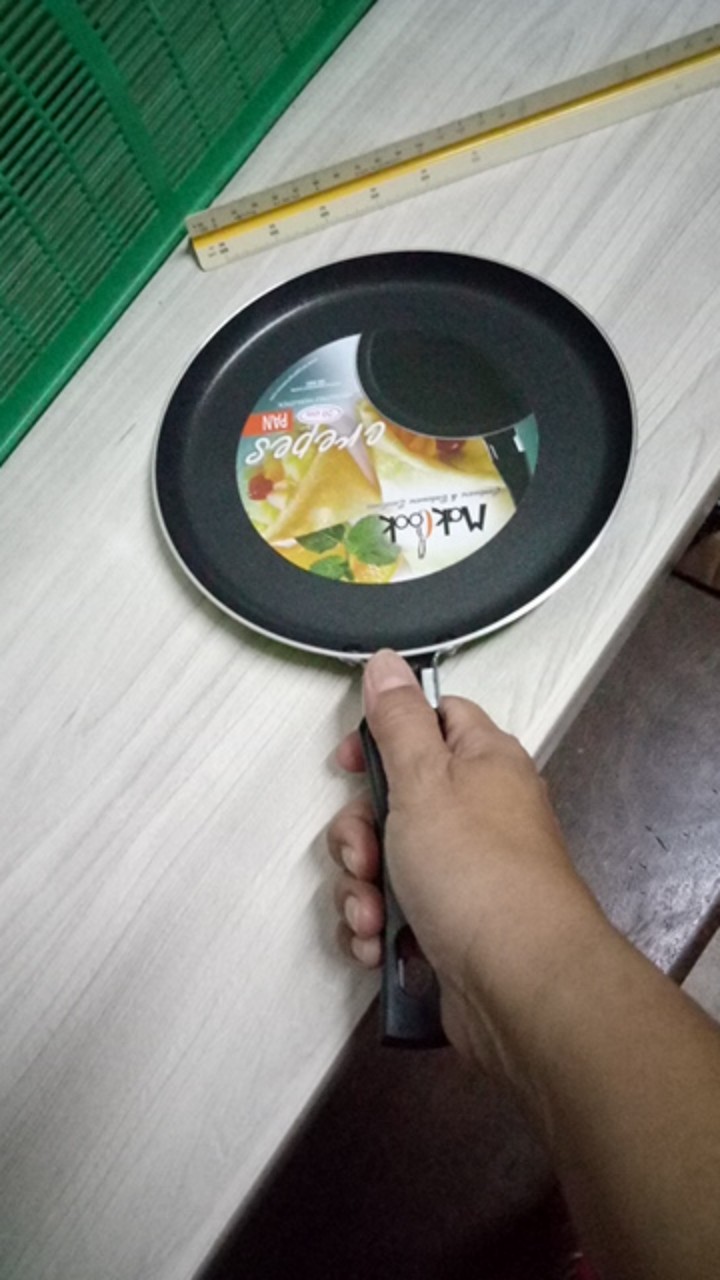 Wajan Teflon 20cm / Wajan Gagang / Crepes Pan / Crepes Maker Makcook