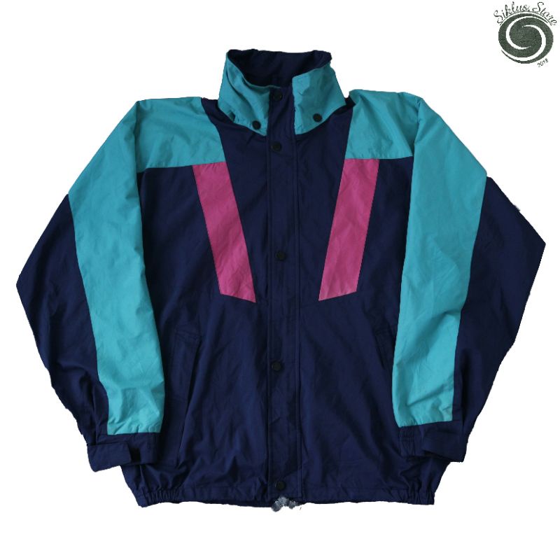 VINTAGE COLOUR BLOCK GORE-TEX JACKET/ JAKET GUNUNG/ JAKET WATERPROOF/ JAKET JADUL