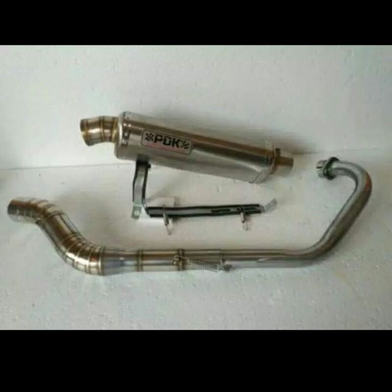 knalpot set stenlis oval bulat pdk cld jrm dos wrx rcb buat satria fu vixion mp tiger verza dll