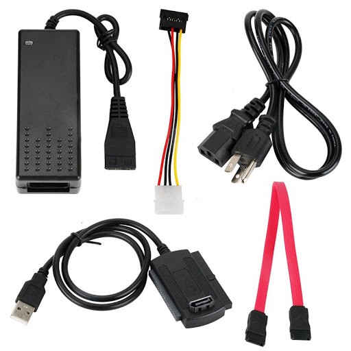 Jual USB TO IDE SATA CABLE WITH ADAPTOR (RDRIVER III) Shopee Indonesia
