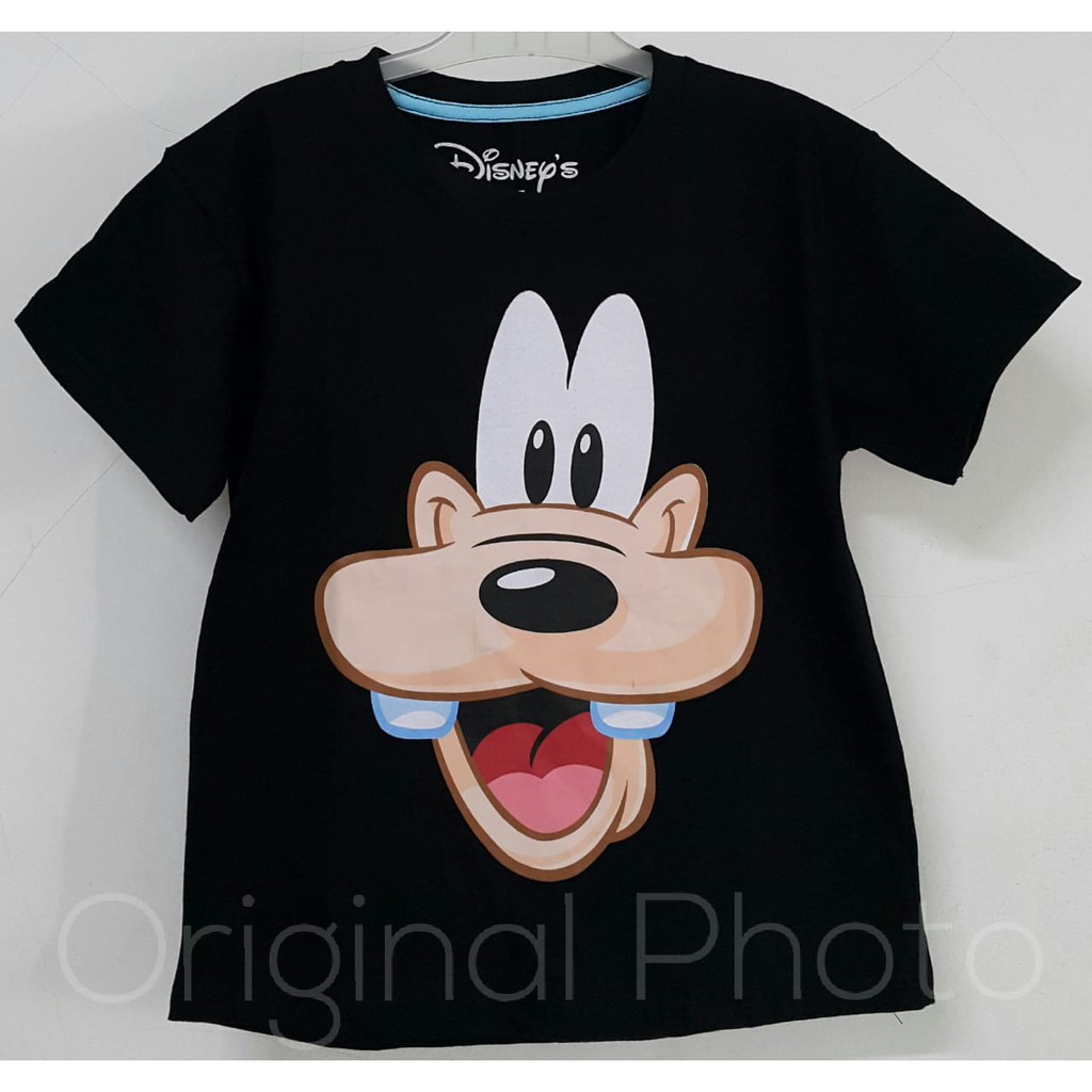 Kaos Anak Karakter Goofy Hitam