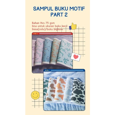 

(per lembar) Sampul Buku Motif Part 2