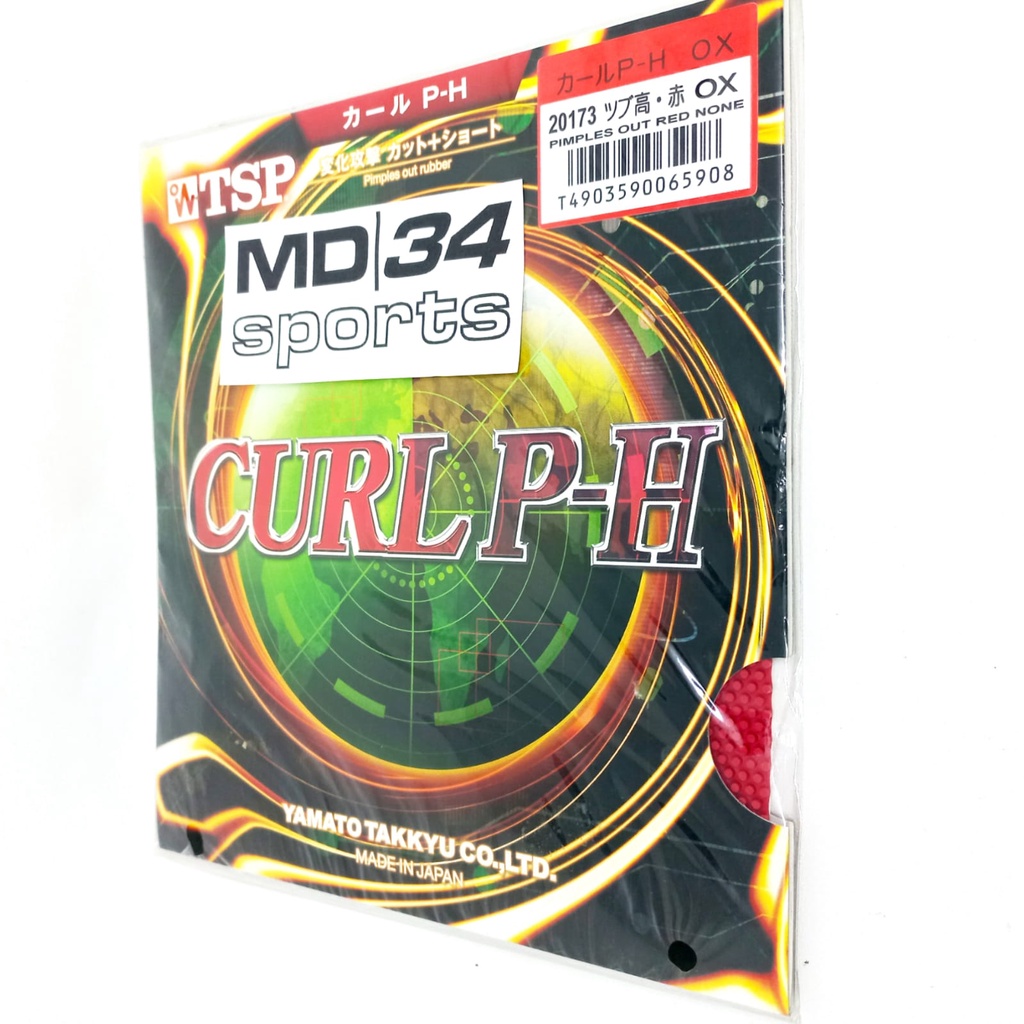 KARET TSP CURL P-H OX 485000- Karet / Rubber / Bet Pingpong Murah
