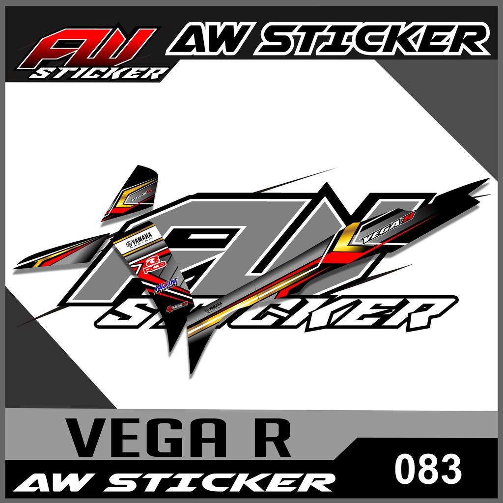 083 striping vega r new semi full variasi .sticker striping new vega r semi full