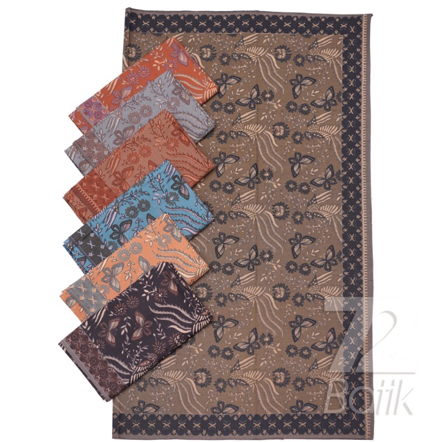 BAHAN BATIK PREMIUM Katun Motif Kupu Kupu Two Tone Pagi Sore Orange Oren Oranye 725825 Cap 72 Jarik Jarit Samping Kebat Panjang Batik Katun Modern Premium Bahan Seragam Batik Pernikahan Kantor Keluarga Murah Kamen Jadi Batik Bali Lembaran