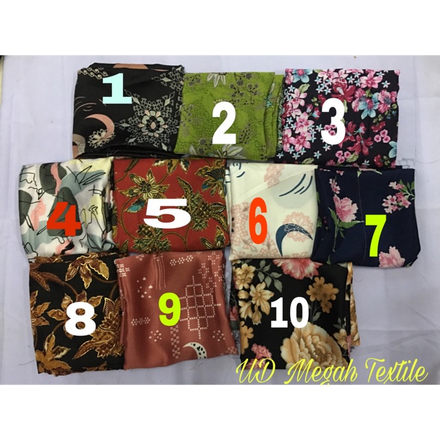 Obral Kain serba 50-70cm Batik Wolfis Katun Maxmara motif cantik (lebar 115)