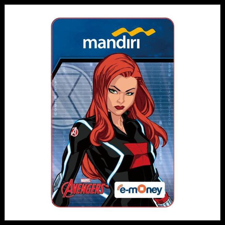 MANDIRI E-MONEY PREMIUM MARVEL CLASSIC BLACK WIDOW EMONEY