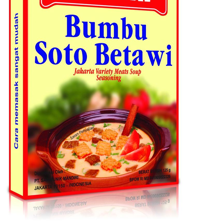 

⅍ Bumbu Munik Soto Betawi 125 Gram ➮