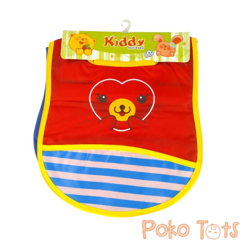 Kiddy Bib Parasheet Karakter Isi 2pcs Celemek bayi Slabber Bayi Kiddy