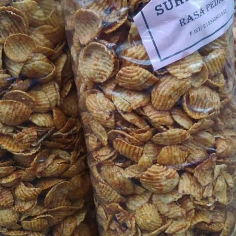 

Camilan PUYUR Pedas manis 3 Kilogram renyah kriuk dijamin enak a