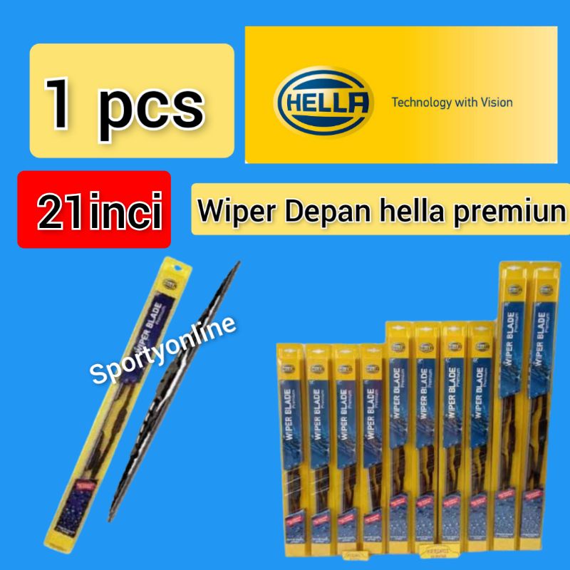 Wiper hella ukuran 21 inci