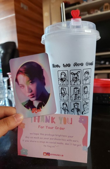 Reusable Cup Exo Nct127 Bts Edition