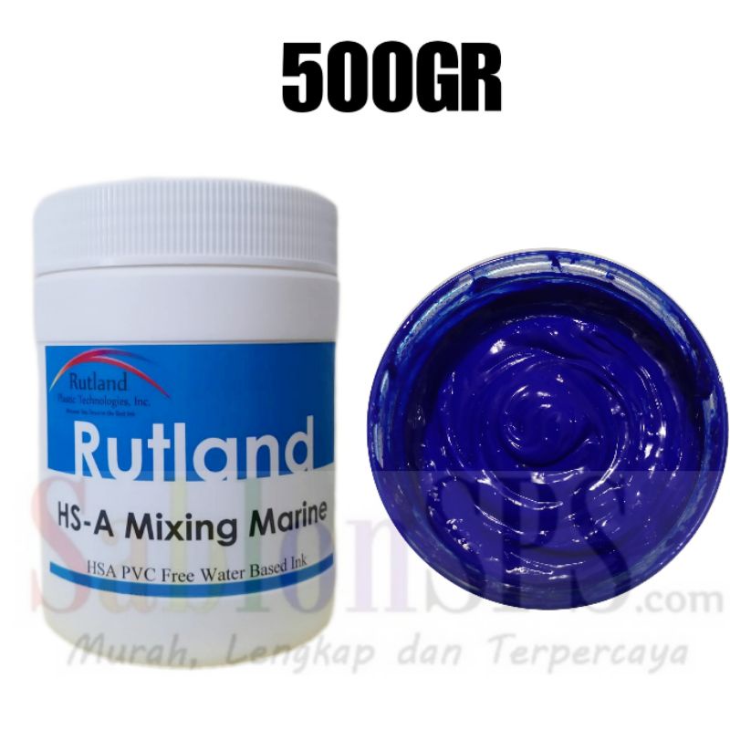 TINTA SABLON RUTLAND SEMI PLASTISOL WATER BASED BLUE MARINE 500GR