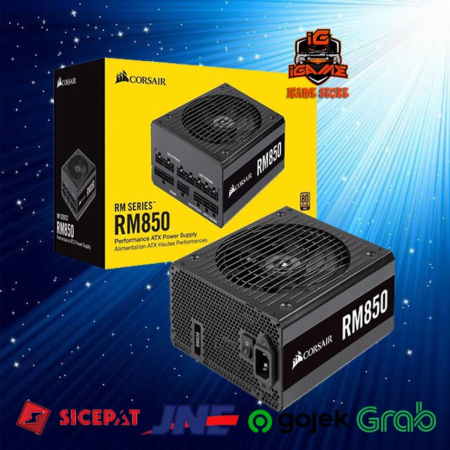 Corsair RM Series RM850 850W 80 PLUS Gold Modular 10 Years Warranty NAMPOL GAN