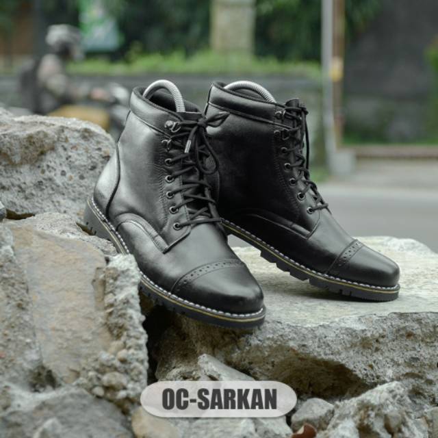 SEPATU KULIT BOOT ORIGINAL BIG SIZE 47