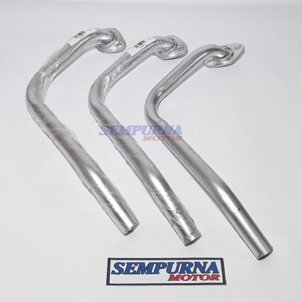 Leher Leheran Tenggok Knalpot Beat Eco Beat Street Genio New 2020 Warna Chrome