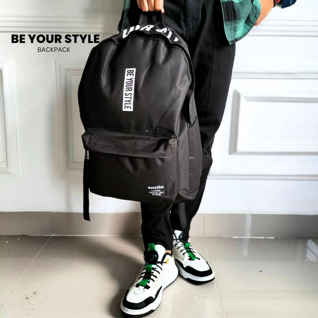 TAS RANSEL SEKOLAH PUNGGUNG GRATIS GANTUNGAN BE YOUR STYLE BESAR