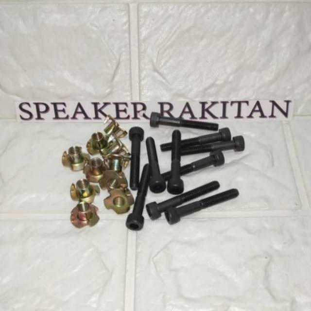 Baut Speaker 40mm + Mur cakar (10set)