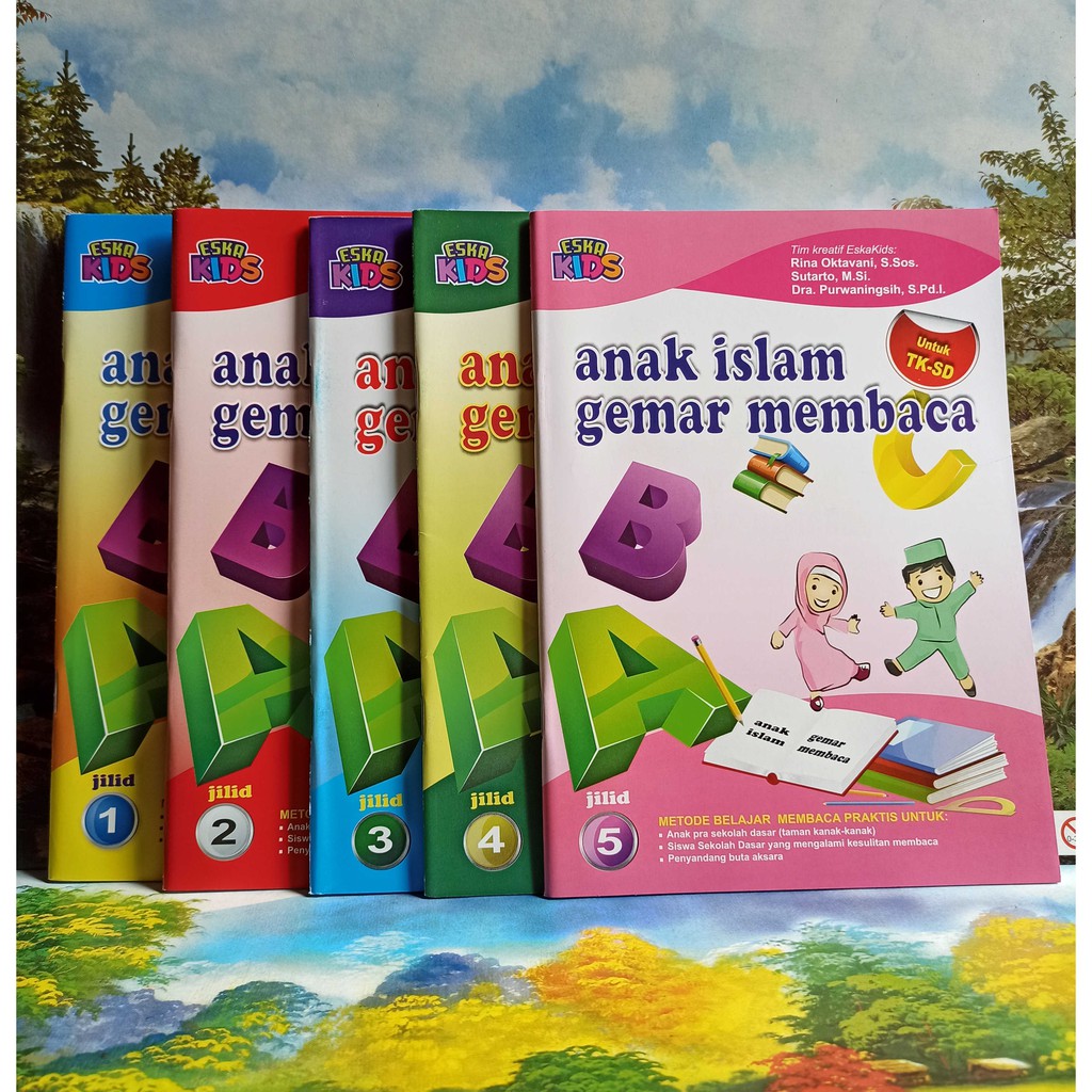 (5 buku) PAKET BUKU ANAK ISLAM SUKA / GEMAR MEMBACA