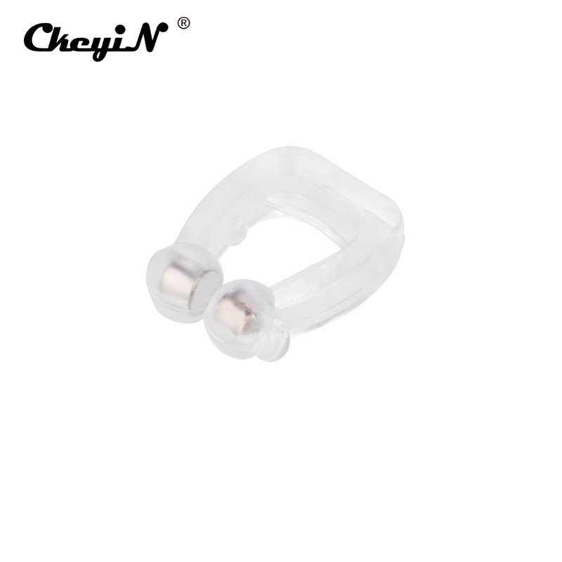 

CkeyiN 5 Pcs Mini Silicone Magnetic Anti Mendengkur Perangkat Berhenti Mendengkur Klip Hidung