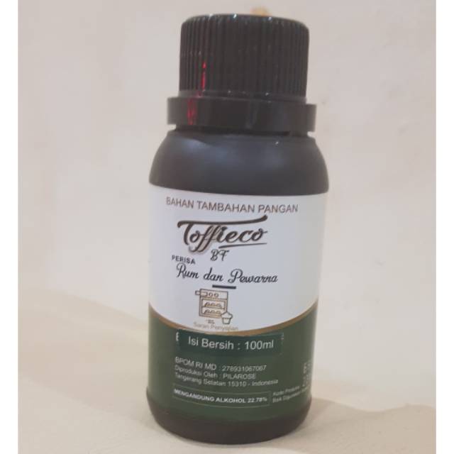 

Toffieco BF perisa rum dan pewarna black forest, 100 ml