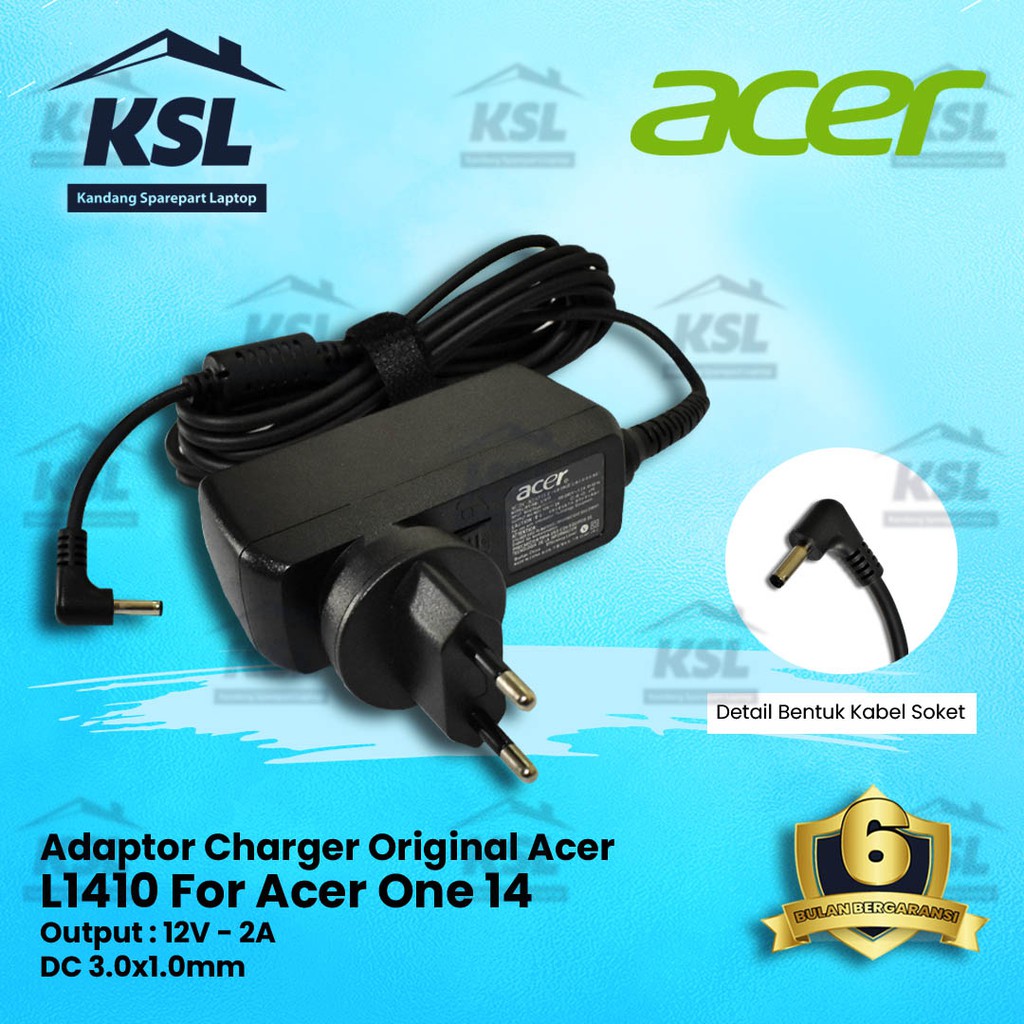 Adaptor Original Laptop Acer 12V 2A L1410