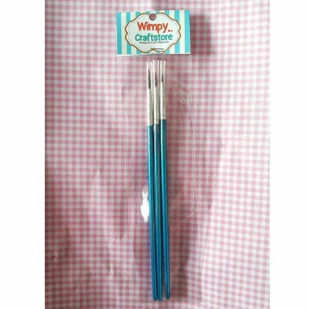 

kuas lukis kuas hand lettering kuas halus kuas lancip kuas nail art wimp11 Segera Beli