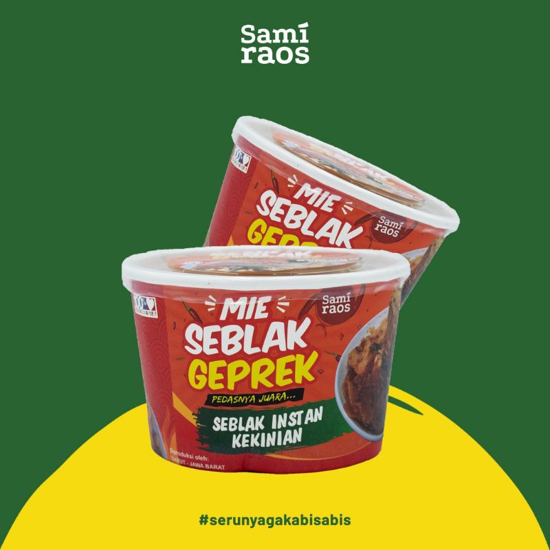 

Mie Seblak Geprek / Soun Seblak Geprek / Seblak Geprek Samiraos / SAMIRAOS