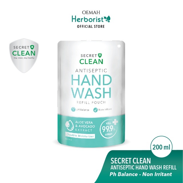 Secret Clean Hand Wash Refill Pouch - 200 ml