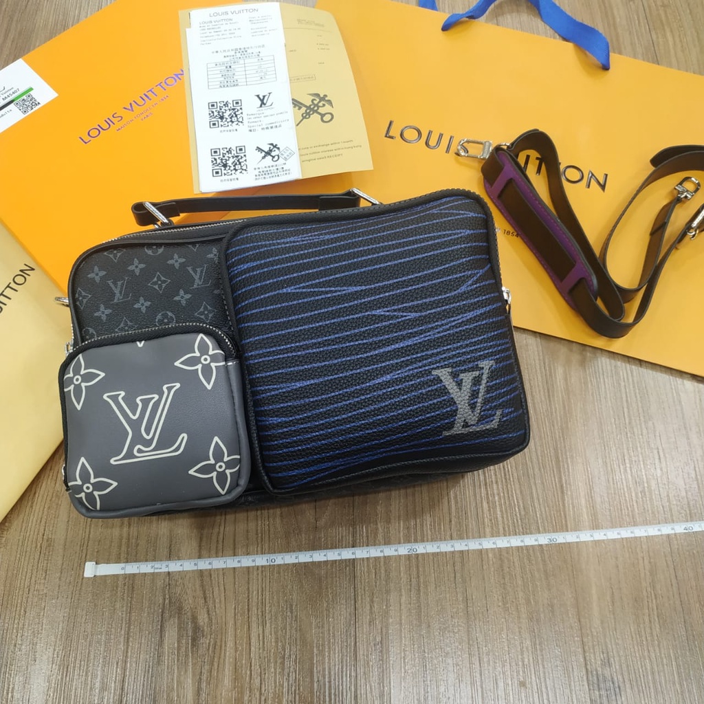 Tas pria waistbag LV grade original