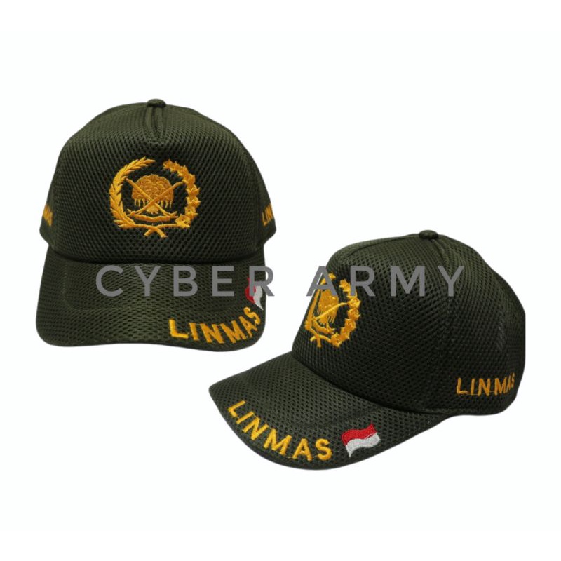 topi linmas dobel mesh topi linmas terbaru topi jaring linmas path ruber linmas