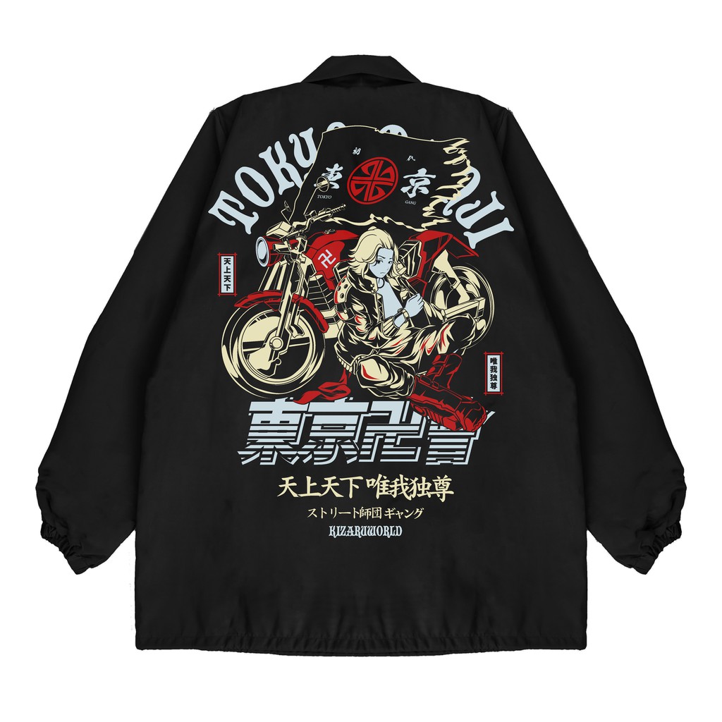 KIZARU Jaket Coach TOUMAN