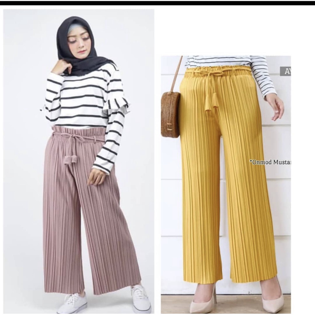 VAZZA KULOT CELANA BAHAN PREMIUM-VAZA KULOT YELOW