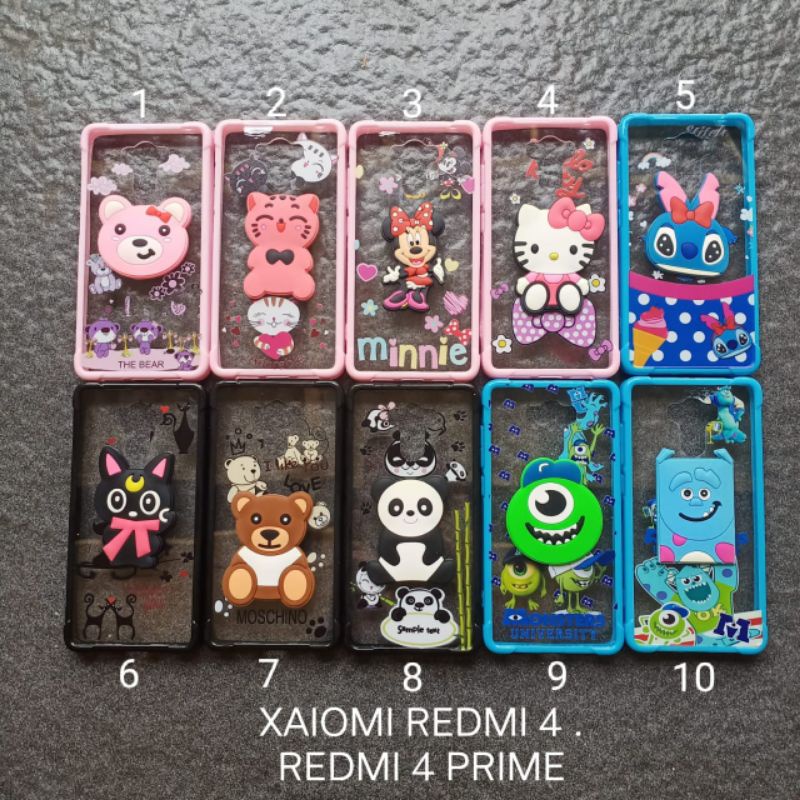 Case gambar Xiaomi Redmi 4 . Redmi 4 PRIME motif cewek soft softcase softshell silikon cover casing kesing housing