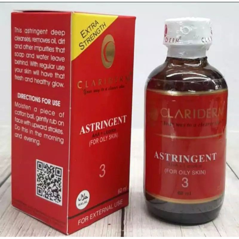 TONER CLARIDERM ASLI ORIGINAL 100%