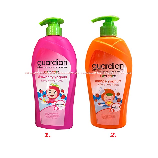 Guardian Kids Yougurt Head To Toe Wash 750ml Sabun Mandi Bayi