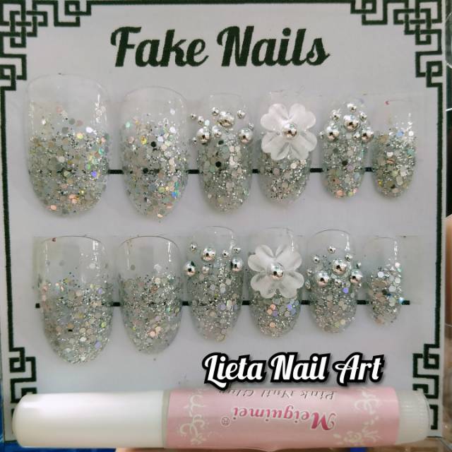 Kuku palsu 3D pengantin