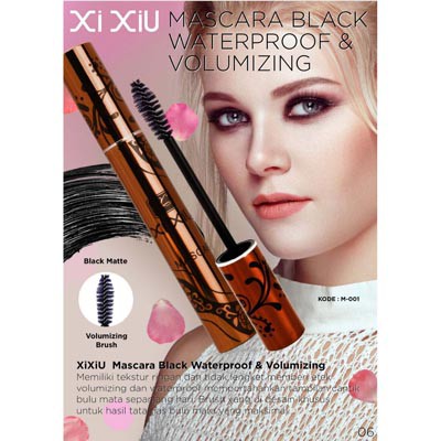 Xi Xiu Lovely | Black | Pink Mascara Divine Waterproof Volumizing BPOM | maskara XIXIU_Lynn Design