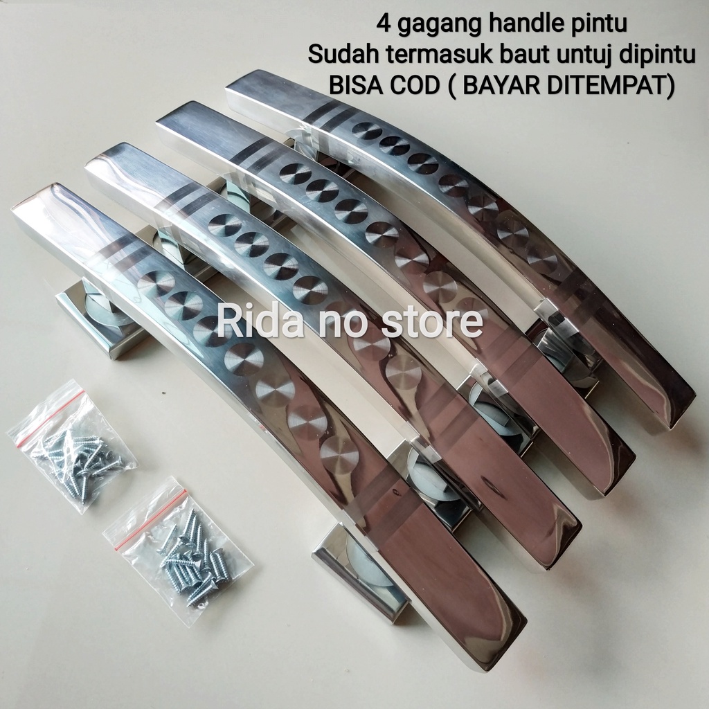 { 4 biji } tarikan pintu rumah 2 pintu / gagang pintu rumah 2 pintu / pegangan pintu rumah 2 pintu-ORIGINAL PRODUCT